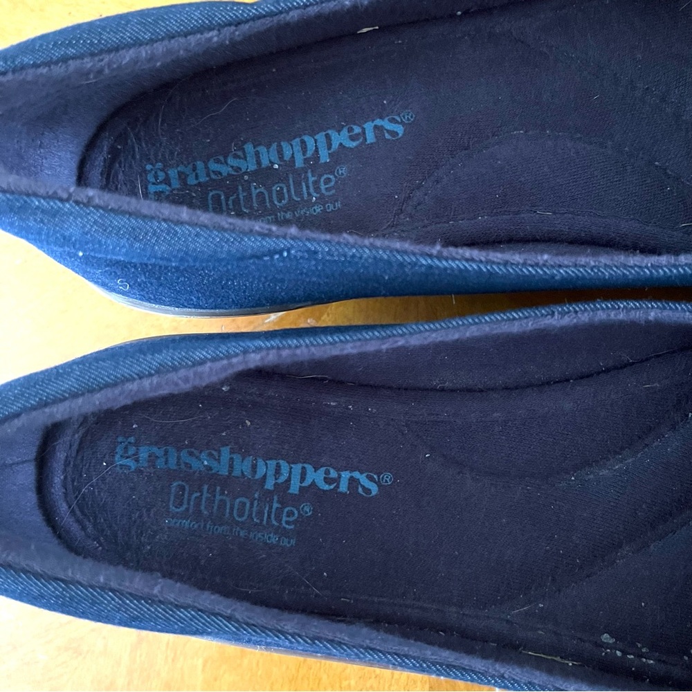 Keds Grasshoppers Ortholite wedge loafer Cushioned slip on Boat Shoe Wmns Sz 8M - Picture 8 of 10